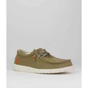 Deportivas de hombre Dude WALLY WASHED VERDE